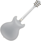 Ibanez AS73GMSF AS Artcore Semi-Hollow Electric Guitar — Moonstone Silver Flat
