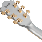 Ibanez AS73GMSF AS Artcore Semi-Hollow Electric Guitar — Moonstone Silver Flat