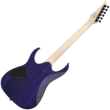 Ibanez RG421QMCBB RG Standard Electric Guitar — Quilt Maple Cerulean Blue Burst