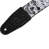 Levy's MP-16 2” Polyester Skull Series Guitar Strap