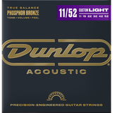 Dunlop Acoustic Phosphor Bronze Guitar Strings 11-52, DAP1152