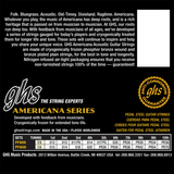 GHS Americana Series Pedal Steel Strings PF600 — E9 Tuning