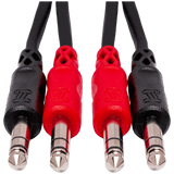 Hosa Stereo Interconnect, Dual 1/4in TRS to Same, 3m – CSS-203