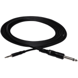 Hosa Mono Interconnect, 1/4in TS to 3.5mm TRS, 10ft – CMP-110