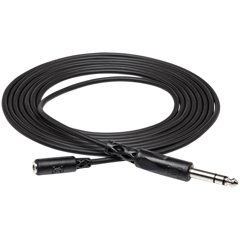 Hosa Headphone Adapter Cable, 3.5 mm TRS to 1/4 in TRS, 10 ft – MHE-310