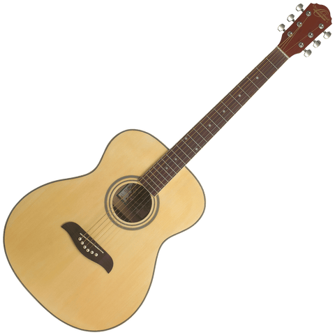 Oscar Schmidt OAN Auditorium Guitar — Natural