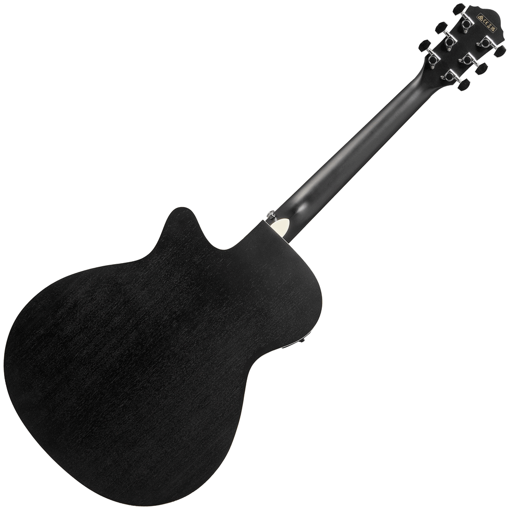 Ibanez AEG7MHWK Acoustic/Electric Guitar — Weathered Black Open Pore