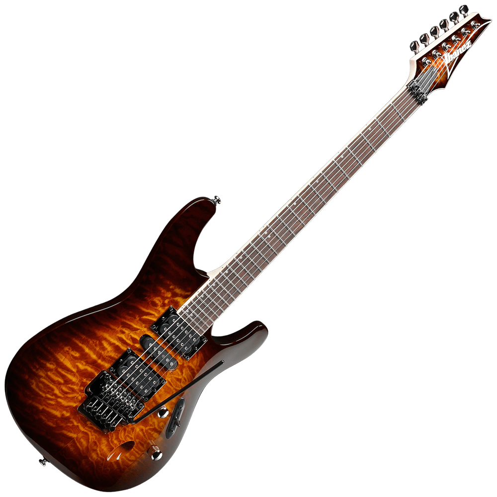 Ibanez S670QMDEB S-Series Standard Electric Guitar — Dragon Eye Burst Ibanez S670QMDEB S-Series Standard Electric Guitar — Dragon Eye Burst