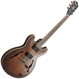 Ibanez AS53TF AS Artcore Semi Hollow Electric Guitar — Flat Tobacco