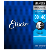 Elixir POLYWEB Nickel Electric — 12025 Custom Light .009-.046