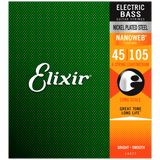 Elixir NANOWEB Nickel Bass — 14077 Light/Medium .045-.105