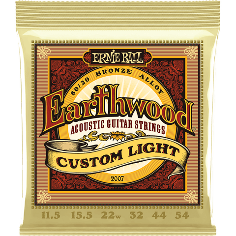 Ernie Ball Earthwood 80/20 Bronze Acoustic Custom Light 2007 — 11.5-54