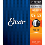 Elixir NANOWEB Nickel Electric — 7-String 12007 Super Light (.009-.052)