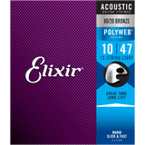 Elixir POLYWEB 80/20 Bronze Acoustic — 12-String 11150 Light .010-.047