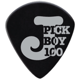 Pickboy J-Pick, Black, Cellulose, 10-pack PB134BP