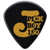 Pickboy J-Pick, Black, Cellulose, 10-pack PB134BP