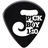 Pickboy J-Pick, Black, Cellulose, 10-pack PB134BP