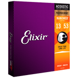 Elixir NANOWEB Phosphor Bronze Acoustic — 16182 HD Light .013-.053
