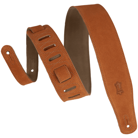 Levy's MS26-CPR Hand-Brushed Suede Guitar Strap
