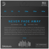 D'Addario XTC46 XT Classical Guitar Strings, Silver Plated Copper, Hard Tension