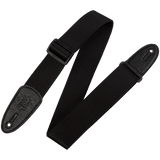 Levy's M8-BLK 2" Polypropylene Guitar Strap