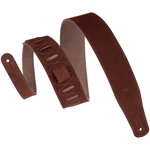Levy's MS26-RST Hand-Brushed Suede Guitar Strap