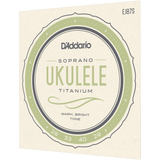 D'Addario EJ87S Titanium Ukulele Strings, Soprano