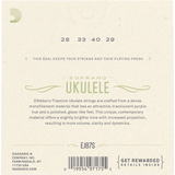 D'Addario EJ87S Titanium Ukulele Strings, Soprano