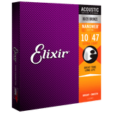 Elixir NANOWEB 80/20 Bronze Acoustic — 11002 Extra Light .010-.047