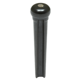 Graph Tech TUSQ Traditional Bridge Pins — Black with Paua Inlay PP-2182-00