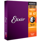 Elixir NANOWEB Phosphor Bronze Acoustic — 12-String 16152 Light .010-.047