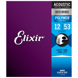 Elixir POLYWEB 80/20 Bronze Acoustic — 11050 Light .012-.053