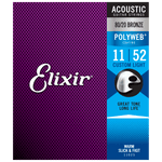 Elixir POLYWEB 80/20 Bronze Acoustic — 11025 Custom Light .011-.052