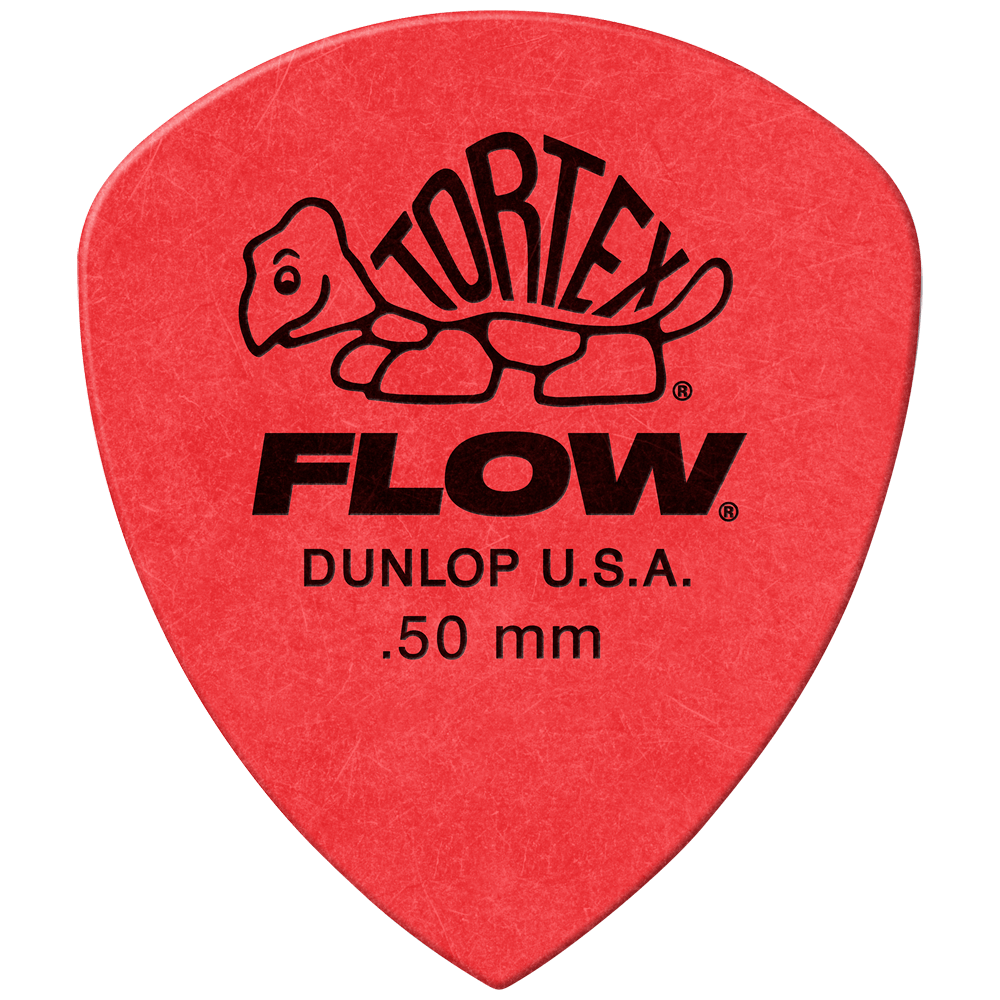 Dunlop Tortex Flow Guitar Picks 1.50mm White 12 Pack
