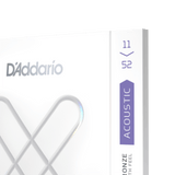 D'Addario XS Acoustic Phosphor Bronze, Custom Light, 11-52, XSAPB1152