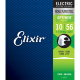 Elixir OPTIWEB Nickel 7-String Electric — 19057 Light .010-.056