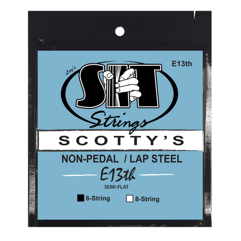 SIT Strings SC6E13TH Scotty's Lap Steel E13th Silencer Semi-Flat Nickel (6-string)