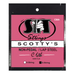 SIT Strings SC8C6TH Scotty's Lap Steel C6th Silencer Semi-Flat Nickel (8-string)