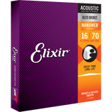 Elixir NANOWEB 80/20 Bronze Acoustic — 11308 8-String Baritone .016-.070