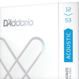 D'Addario XS Acoustic 80/20 Bronze, Light, 12-53, XSABR1253