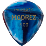 Pickboy MODREZ Hand-Shaped Resin Jazz Pick, Blue, 1-Pick PBMDZBUP