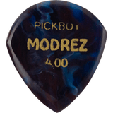 Pickboy MODREZ Hand-Shaped Resin Jazz Pick, Blue, 1-Pick PBMDZBUP