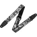 Levy's MP2TAT-001 2" Polyester Tattoo Series Guitar Strap