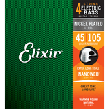 Elixir NANOWEB Nickel Bass — 14087 Extra Long Scale Light/Medium .045-.105