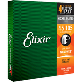 Elixir NANOWEB Nickel Bass — 14087 Extra Long Scale Light/Medium .045-.105