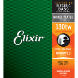 Elixir NANOWEB Nickel 5th Bass String — 15433 Taperwound XLong Scale, Light .130