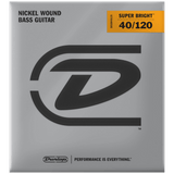 Dunlop Super Bright Nickel Wound 5-String Bass Strings 40-120, DBSBN40120