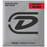 Dunlop Super Bright Stainless Steel Bass Strings 45-105, DBSBS45105