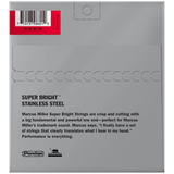 Dunlop Marcus Miller Super Bright Bass Strings, DBMMS45105