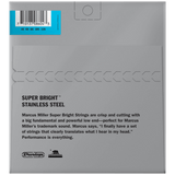 Dunlop Marcus Miller Super Bright 5-String Bass Strings, DBMMS45125